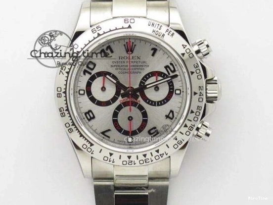 MiroTime 0418 SportInspired DayDate 40 SS JDF 904L Steel Gray Textured Stick Dial on President Bracelet VR3255 V3 (Gain Weight) 1437